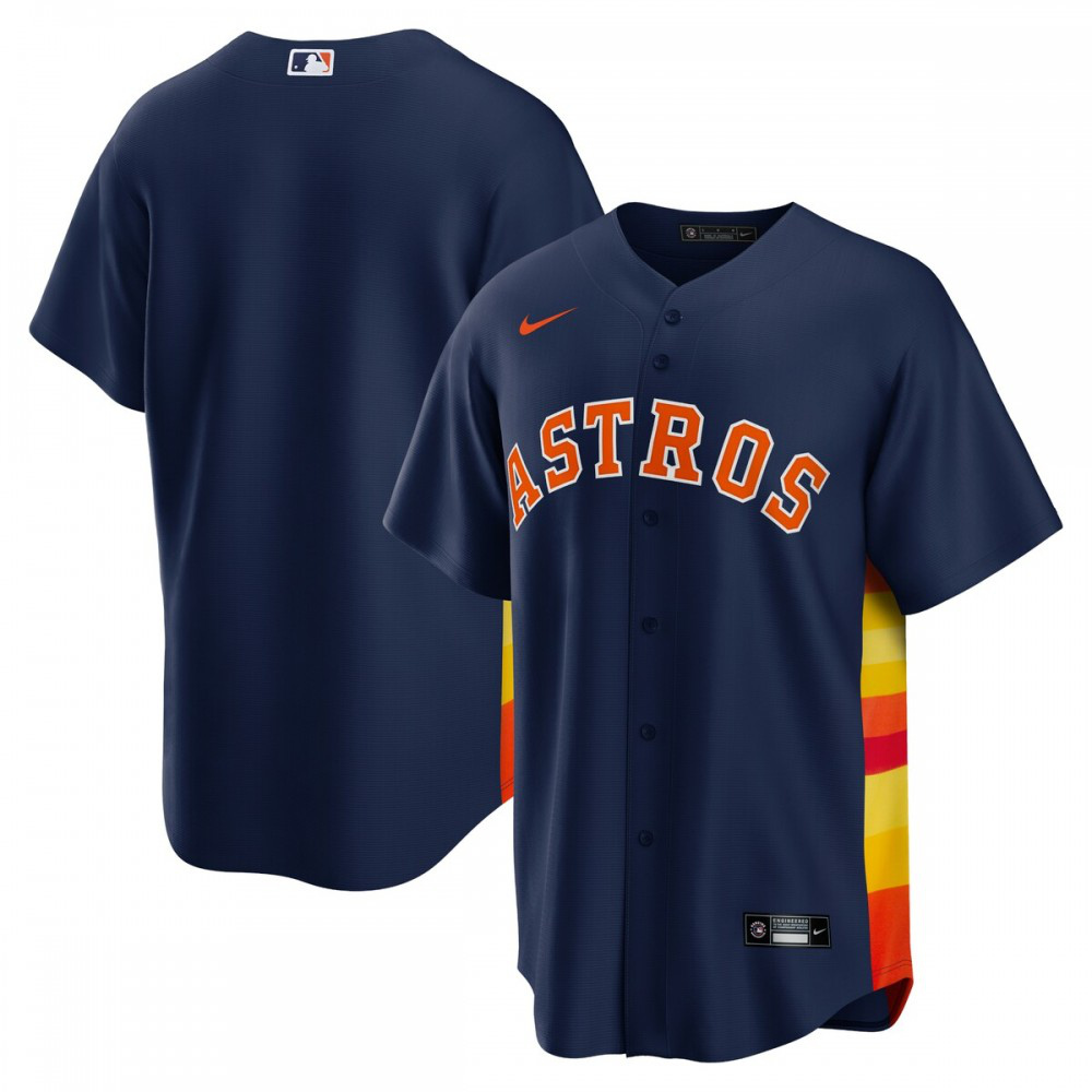Houston Astros Alternate Replica Team Jersey - Navy-Pro Kit Vault | Brand New 26/27 Sports Jerseys