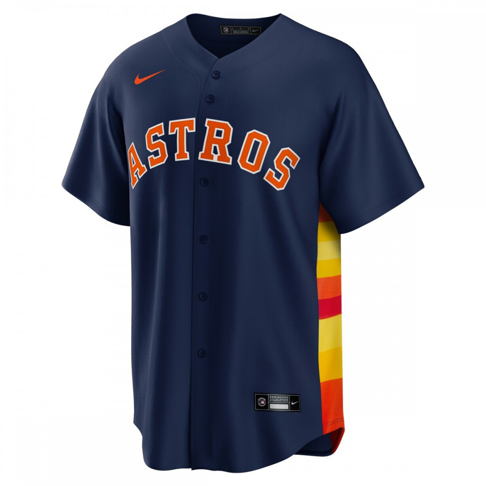 Houston Astros Alternate Replica Team Jersey - Navy-Pro Kit Vault | Brand New 26/27 Sports Jerseys
