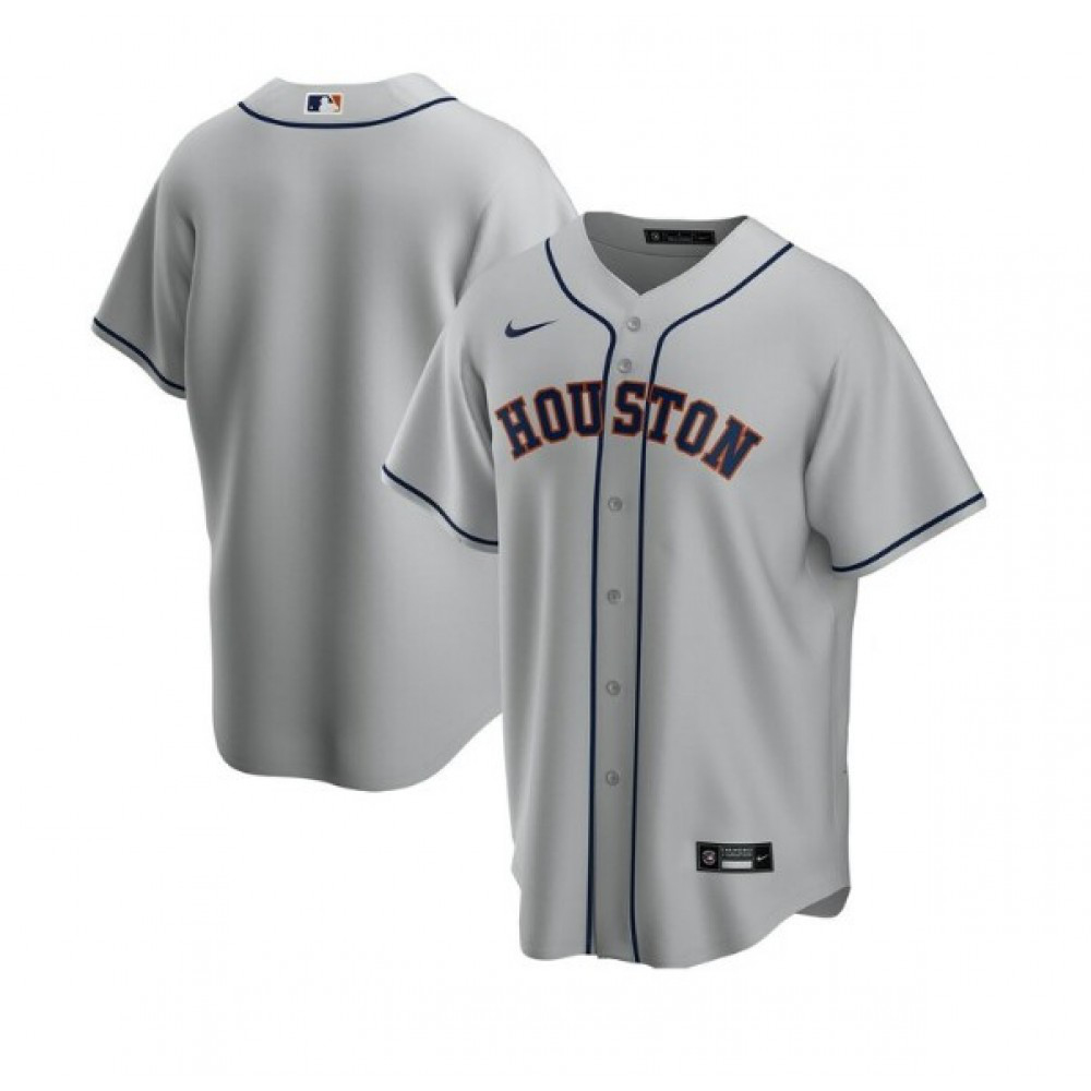 Men's Houston Astros Gray Road 2020 Jersey-Pro Kit Vault | Brand New 26/27 Sports Jerseys