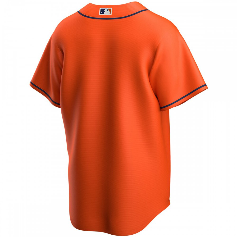 Houston Astros Youth Alternate Replica Team Jersey - Orange-Pro Kit Vault | Brand New 26/27 Sports Jerseys