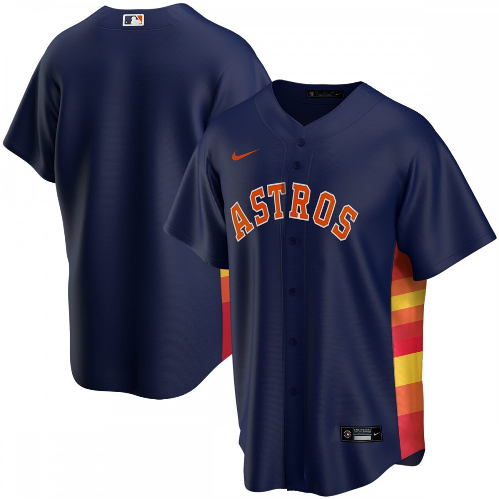 Houston Astros Youth Alternate Replica Team Jersey - Navy-Pro Kit Vault | Brand New 26/27 Sports Jerseys