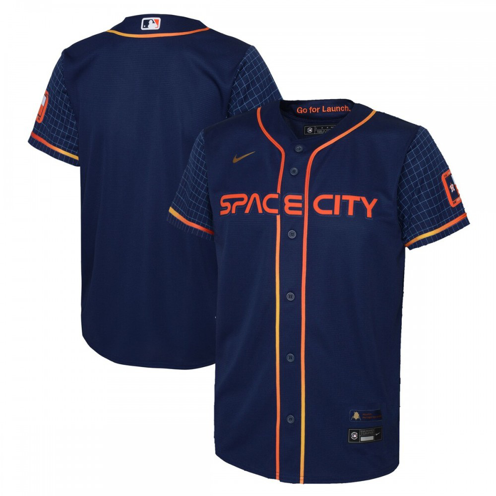 Houston Astros Youth 2022 City Connect Replica Jersey - Navy-Pro Kit Vault | Brand New 26/27 Sports Jerseys