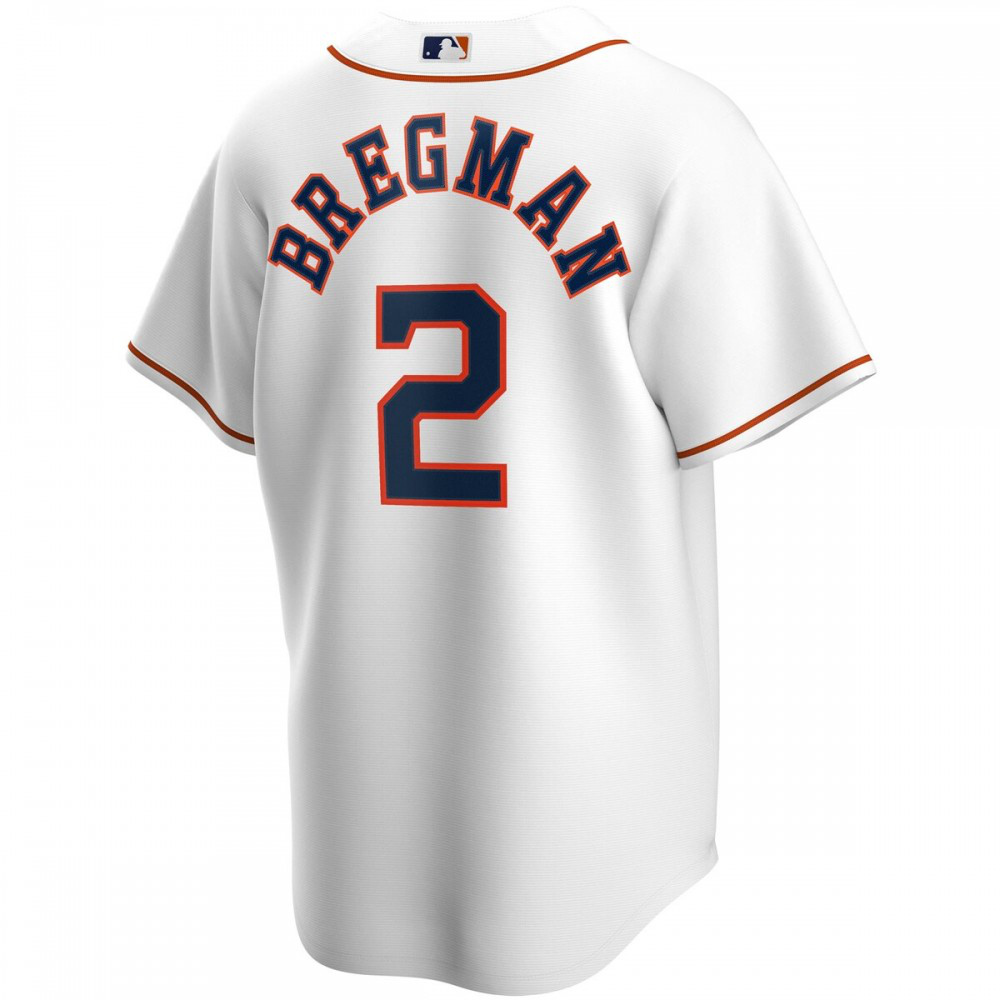 Alex Bregman Houston Astros Youth Alternate Replica Player Jersey - White-Pro Kit Vault | Brand New 26/27 Sports Jerseys