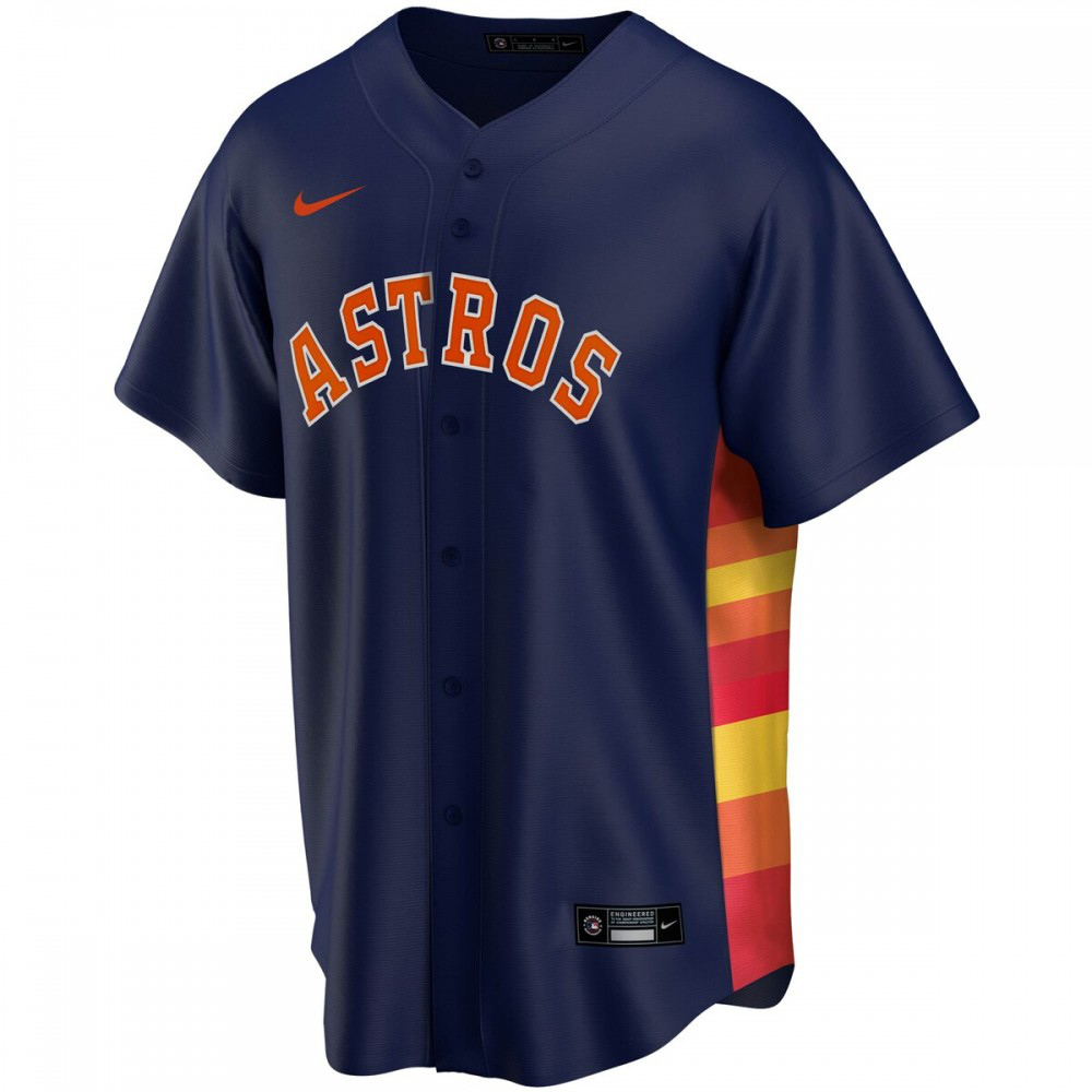 Jose Altuve Houston Astros Youth Alternate Replica Player Jersey - Navy-Pro Kit Vault | Brand New 26/27 Sports Jerseys