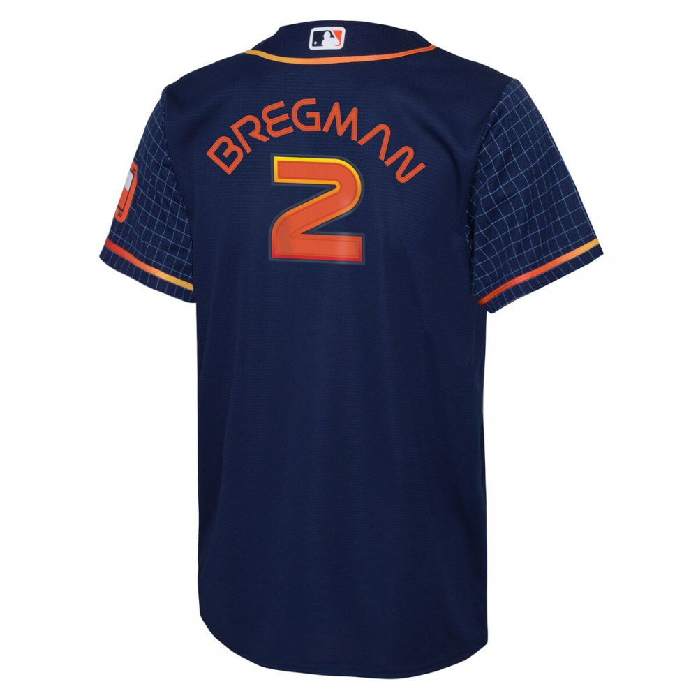 Alex Bregman Houston Astros Youth 2022 City Connect Replica Player Jersey - Navy-Pro Kit Vault | Brand New 26/27 Sports Jerseys