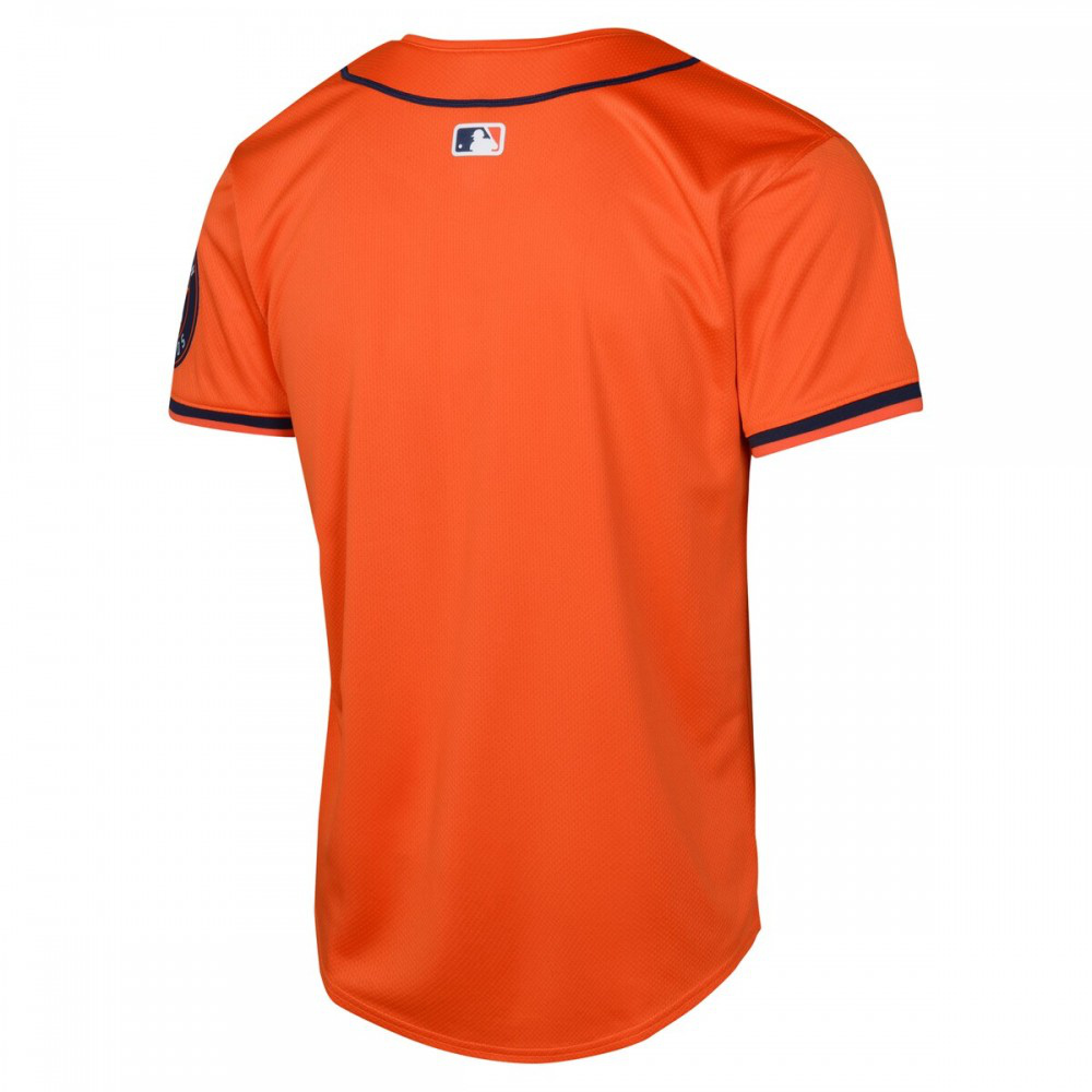 Houston Astros Youth Alternate Limited Jersey - Orange-Pro Kit Vault | Brand New 26/27 Sports Jerseys