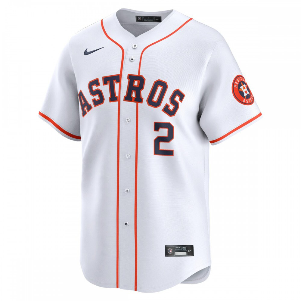 Alex Bregman Houston Astros Home Limited Player Jersey - White-Pro Kit Vault | Brand New 26/27 Sports Jerseys