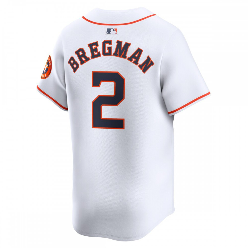 Alex Bregman Houston Astros Home Limited Player Jersey - White-Pro Kit Vault | Brand New 26/27 Sports Jerseys