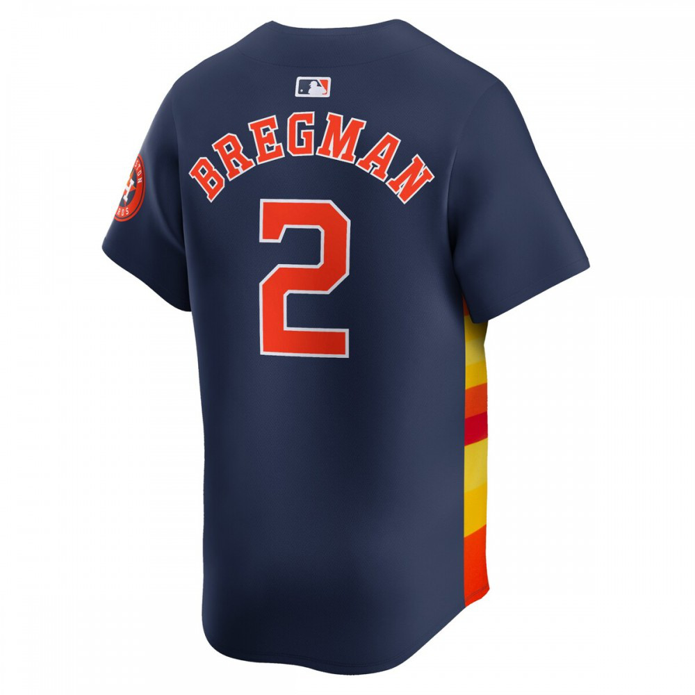 Alex Bregman Houston Astros Alternate Limited Player Jersey聽鈥?Navy-Pro Kit Vault | Brand New 26/27 Sports Jerseys