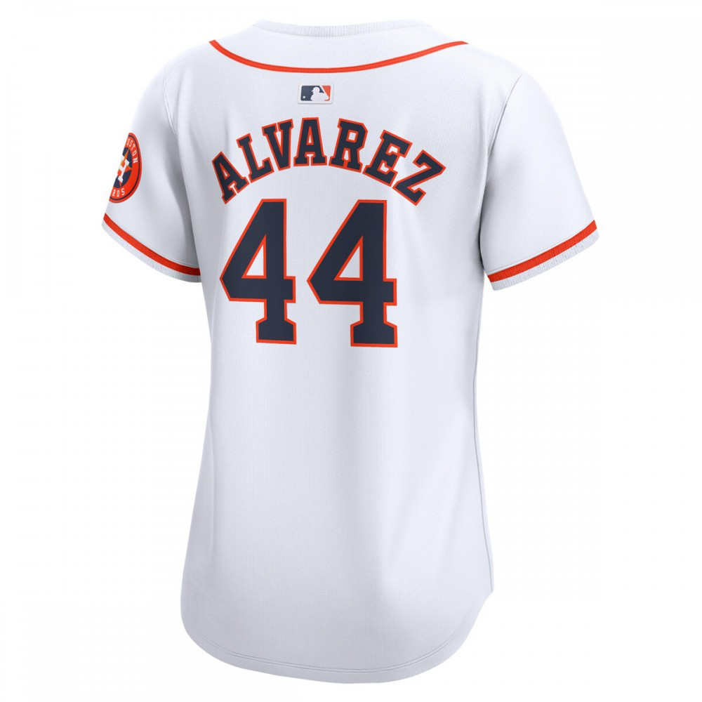Yordan Alvarez Houston Astros Women's Home Limited Player Jersey - White-Pro Kit Vault | Brand New 26/27 Sports Jerseys