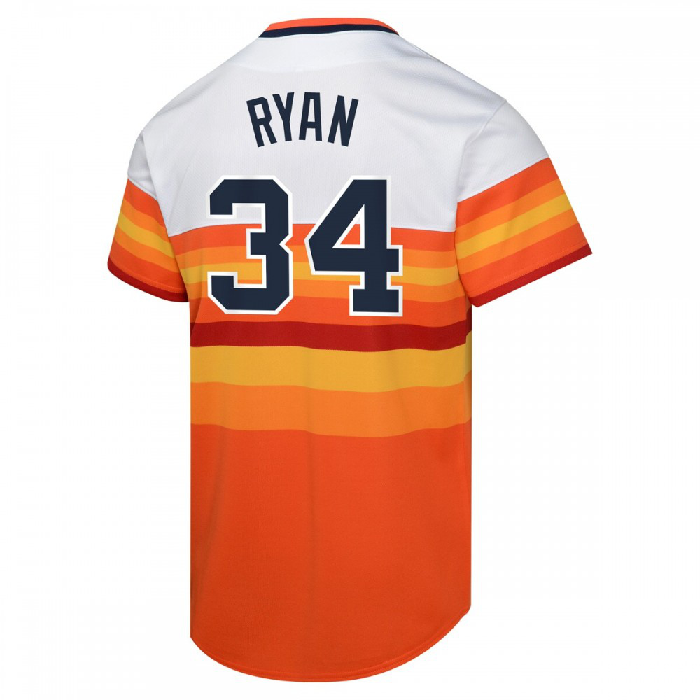 Nolan Ryan Houston Astros Youth Cooperstown Collection Limited Player Jersey - White-Pro Kit Vault | Brand New 26/27 Sports Jerseys