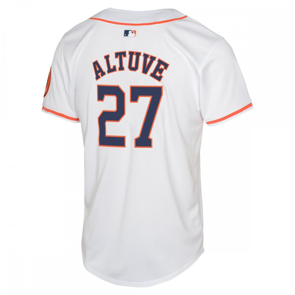 Jose Altuve Houston Astros Youth Home Limited Player Jersey - White-Pro Kit Vault | Brand New 26/27 Sports Jerseys