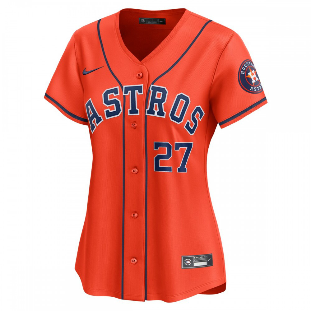 Jose Altuve Houston Astros Women's Alternate Limited Player Jersey聽鈥?Orange-Pro Kit Vault | Brand New 26/27 Sports Jerseys