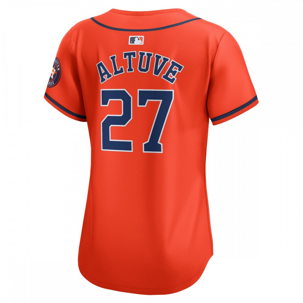 Jose Altuve Houston Astros Women's Alternate Limited Player Jersey聽鈥?Orange-Pro Kit Vault | Brand New 26/27 Sports Jerseys