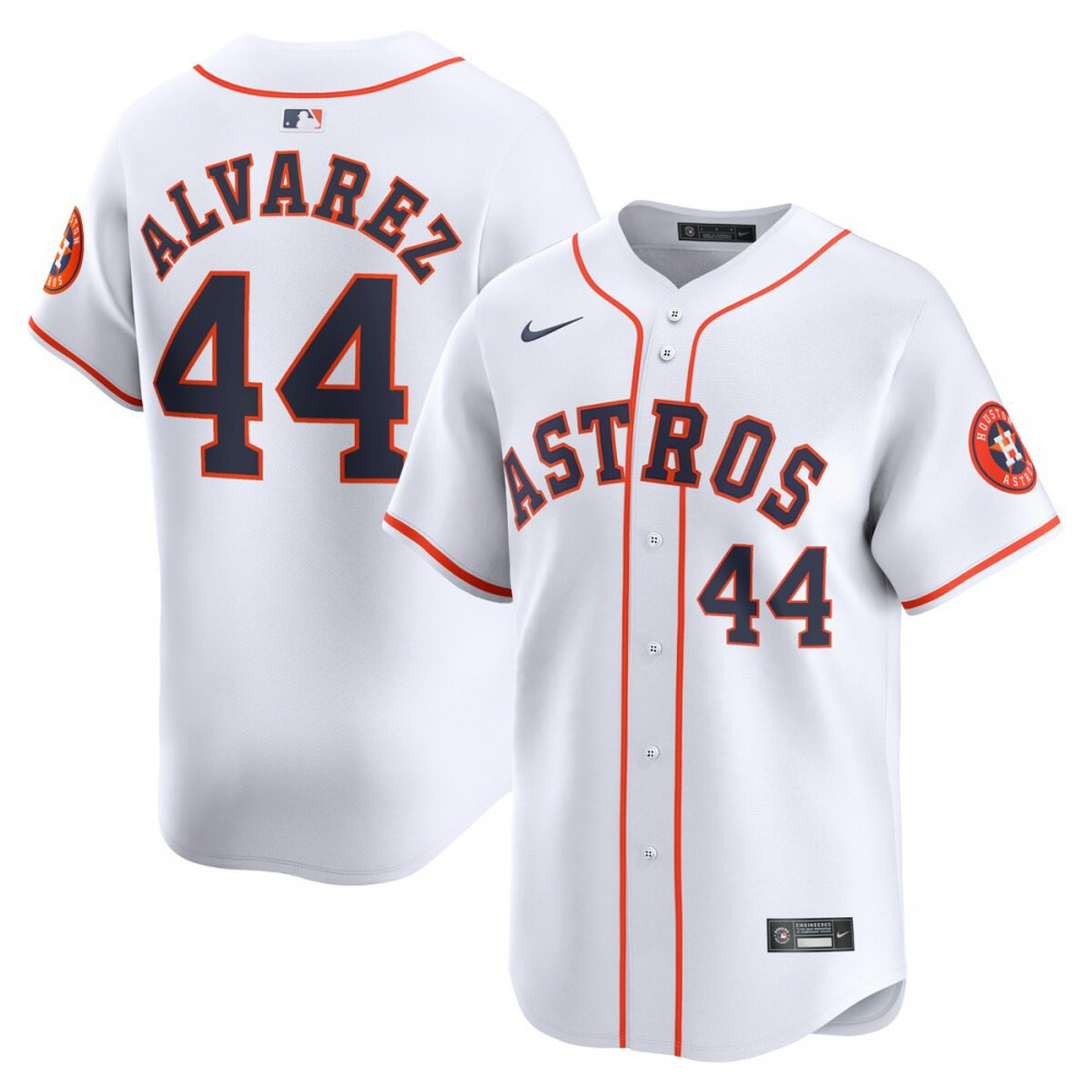 Yordan Alvarez Houston Astros Home Limited Player Jersey - White-Pro Kit Vault | Brand New 26/27 Sports Jerseys