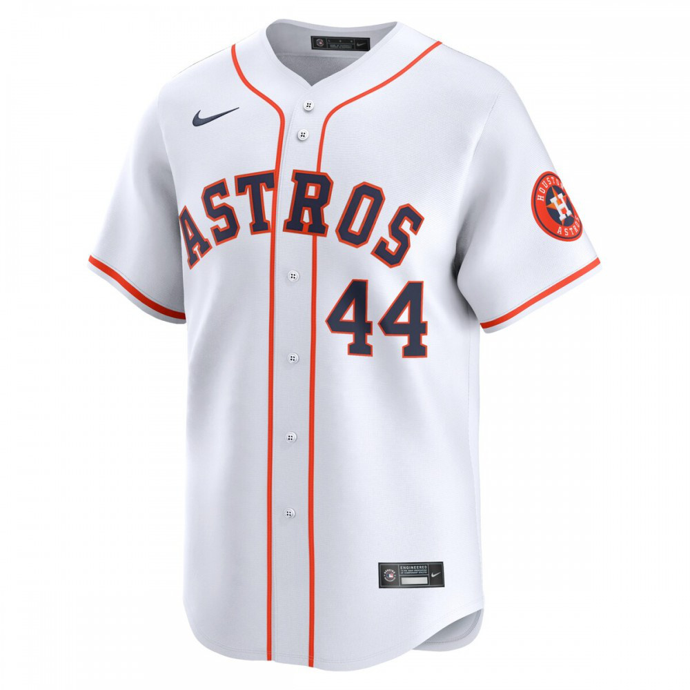 Yordan Alvarez Houston Astros Home Limited Player Jersey - White-Pro Kit Vault | Brand New 26/27 Sports Jerseys