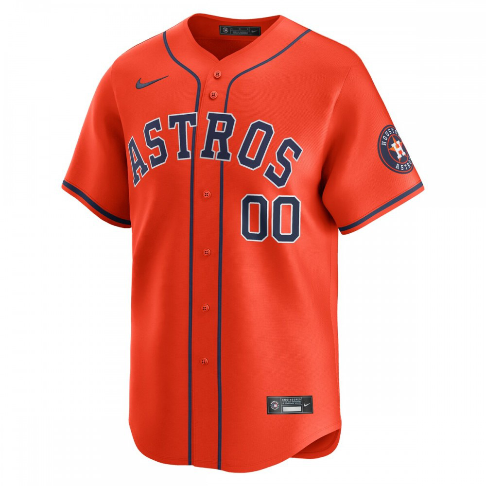 Houston Astros Alternate Limited Custom Jersey聽鈥?Orange-Pro Kit Vault | Brand New 26/27 Sports Jerseys