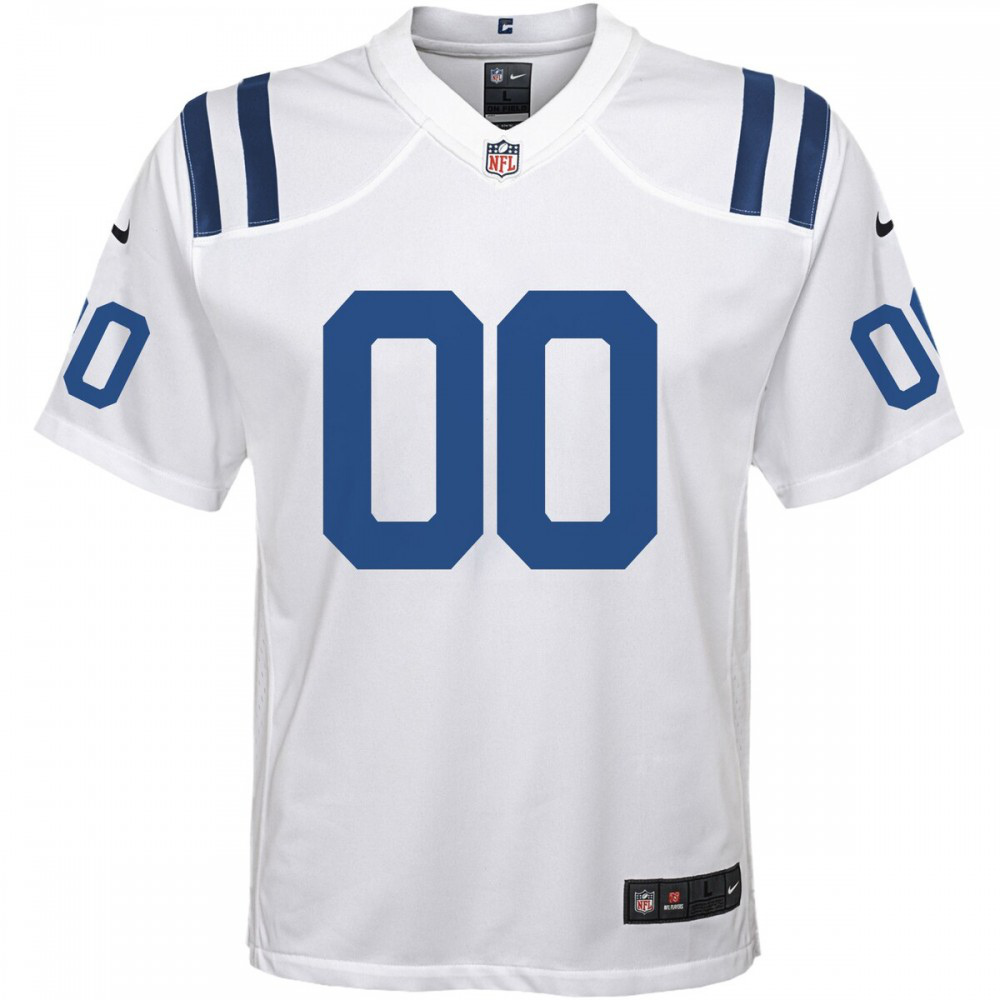 Nike Indianapolis Colts Youth Custom Game Jersey - White-Pro Kit Vault | Brand New 26/27 Sports Jerseys