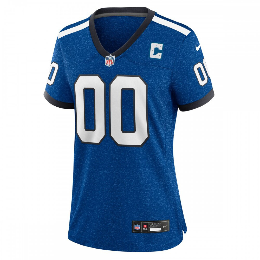 Indianapolis Colts Women's Indiana Nights Alternate Custom Game Jersey - Royal-Pro Kit Vault | Brand New 26/27 Sports Jerseys