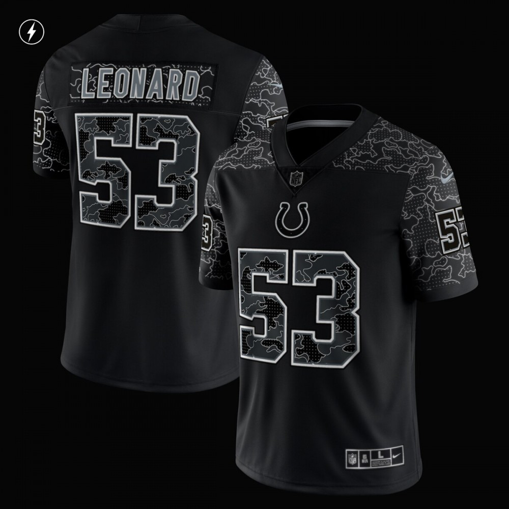 Shaquille Leonard Indianapolis Colts RFLCTV Limited Jersey - Black-Pro Kit Vault | Brand New 26/27 Sports Jerseys