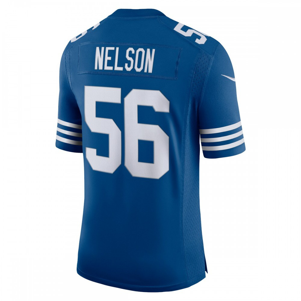 Men's Quenton Nelson Royal Indianapolis Colts Alternate Vapor Limited Jersey-Pro Kit Vault | Brand New 26/27 Sports Jerseys