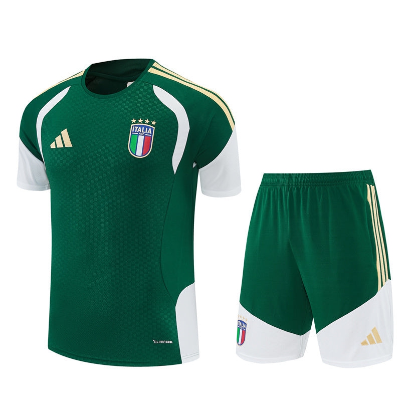 Italy Men's/Kids' Shorts Kit 2026 2027 Green-Pro Kit Vault | Brand New 26/27 Sports Jerseys