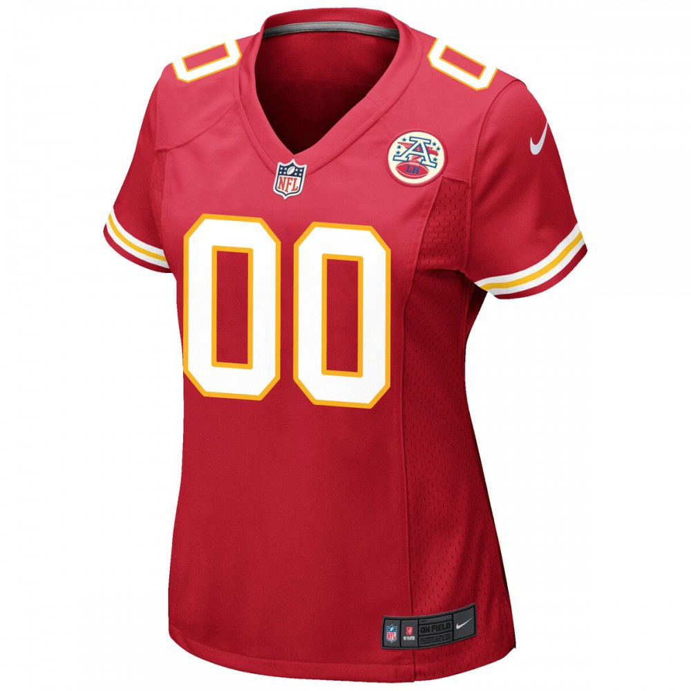 Kansas City Chiefs Women's Custom Game Jersey - Red-Pro Kit Vault | Brand New 26/27 Sports Jerseys