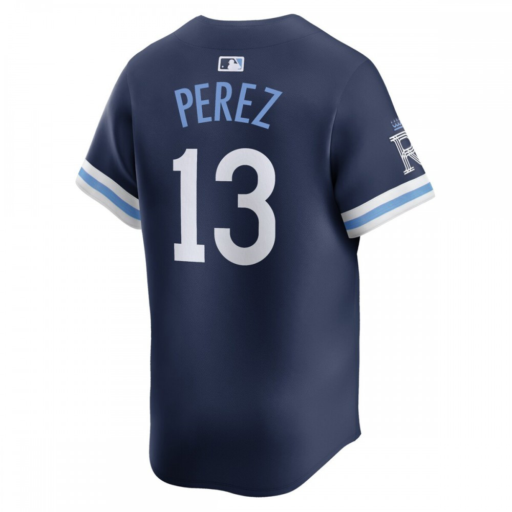 Salvador Perez Kansas City Royals City Connect Limited Player Jersey - Navy-Pro Kit Vault | Brand New 26/27 Sports Jerseys