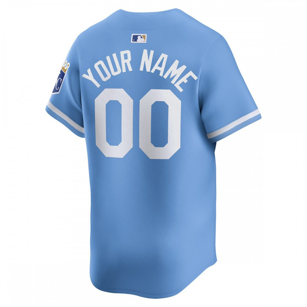 Kansas City Royals Alternate Limited Custom Jersey聽鈥?Light Blue-Pro Kit Vault | Brand New 26/27 Sports Jerseys