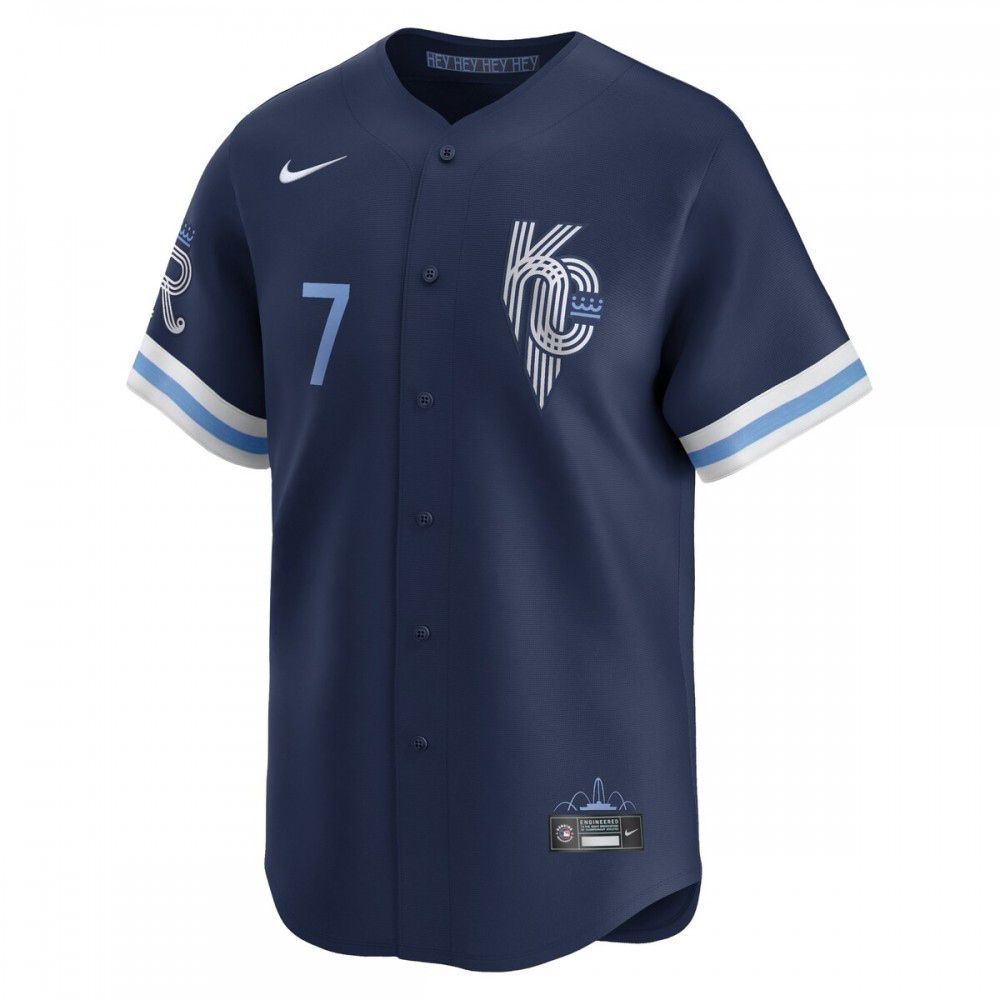 Bobby Witt Jr. Kansas City Royals City Connect Limited Player Jersey - Navy-Pro Kit Vault | Brand New 26/27 Sports Jerseys