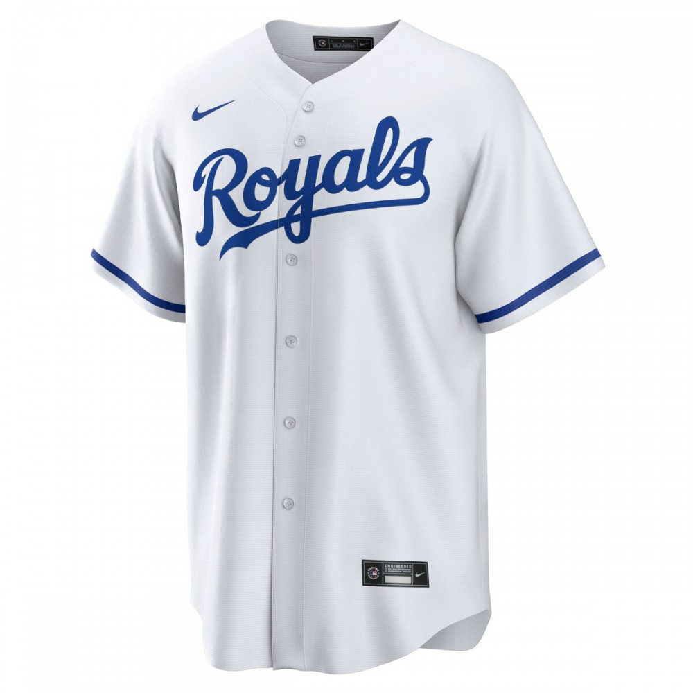 Bobby Witt Jr. Kansas City Royals Home Replica Player Jersey - White-Pro Kit Vault | Brand New 26/27 Sports Jerseys
