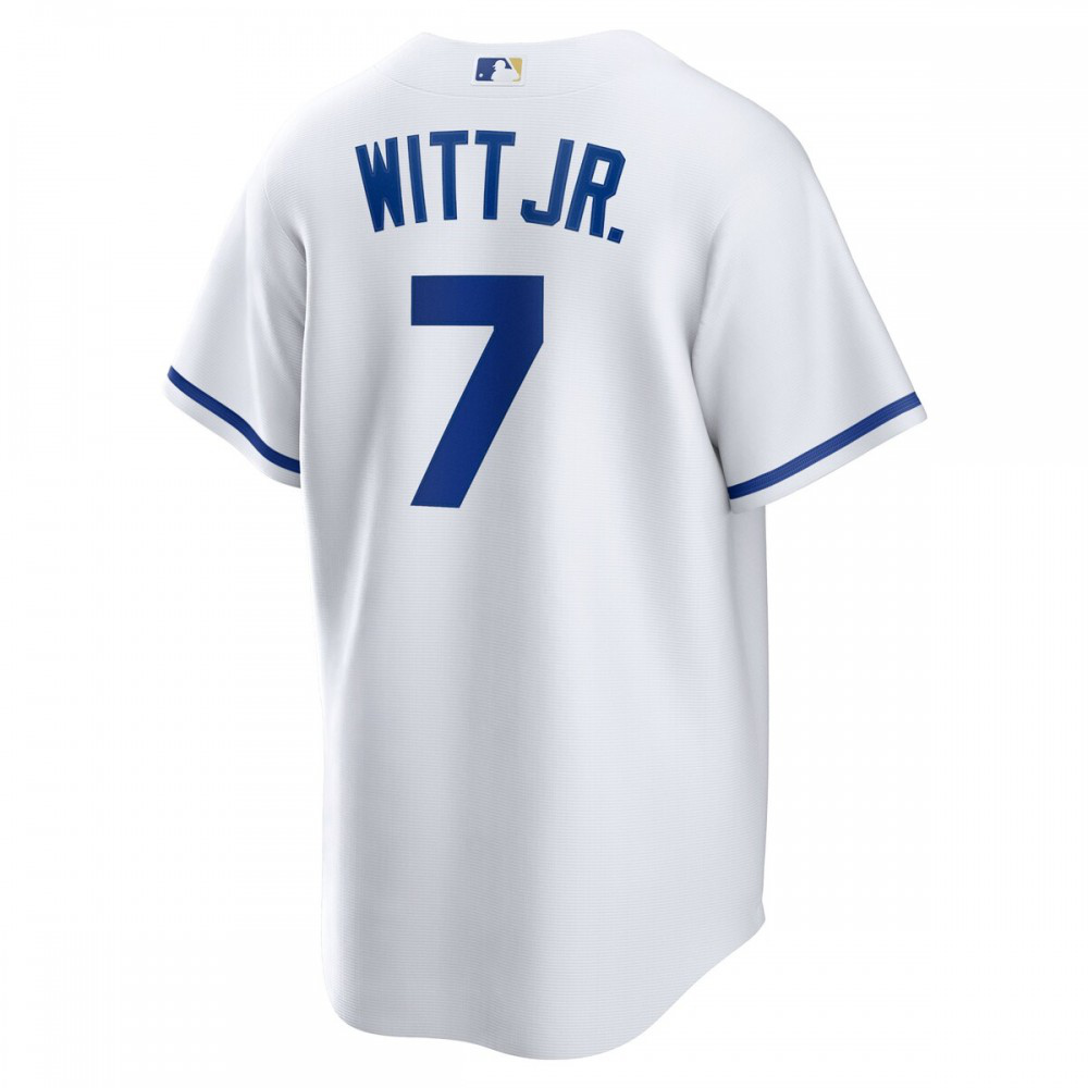 Bobby Witt Jr. Kansas City Royals Home Replica Player Jersey - White-Pro Kit Vault | Brand New 26/27 Sports Jerseys
