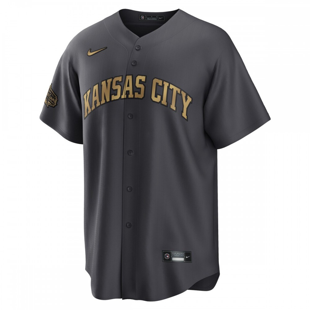 Kansas City Royals 2022 MLB All-Star Game Replica Blank Jersey - Charcoal-Pro Kit Vault | Brand New 26/27 Sports Jerseys