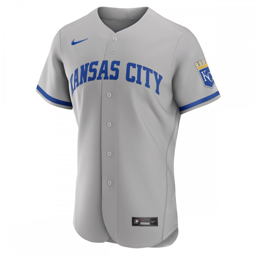 Kansas City Royals 2022 Road Authentic Jersey - Gray-Pro Kit Vault | Brand New 26/27 Sports Jerseys