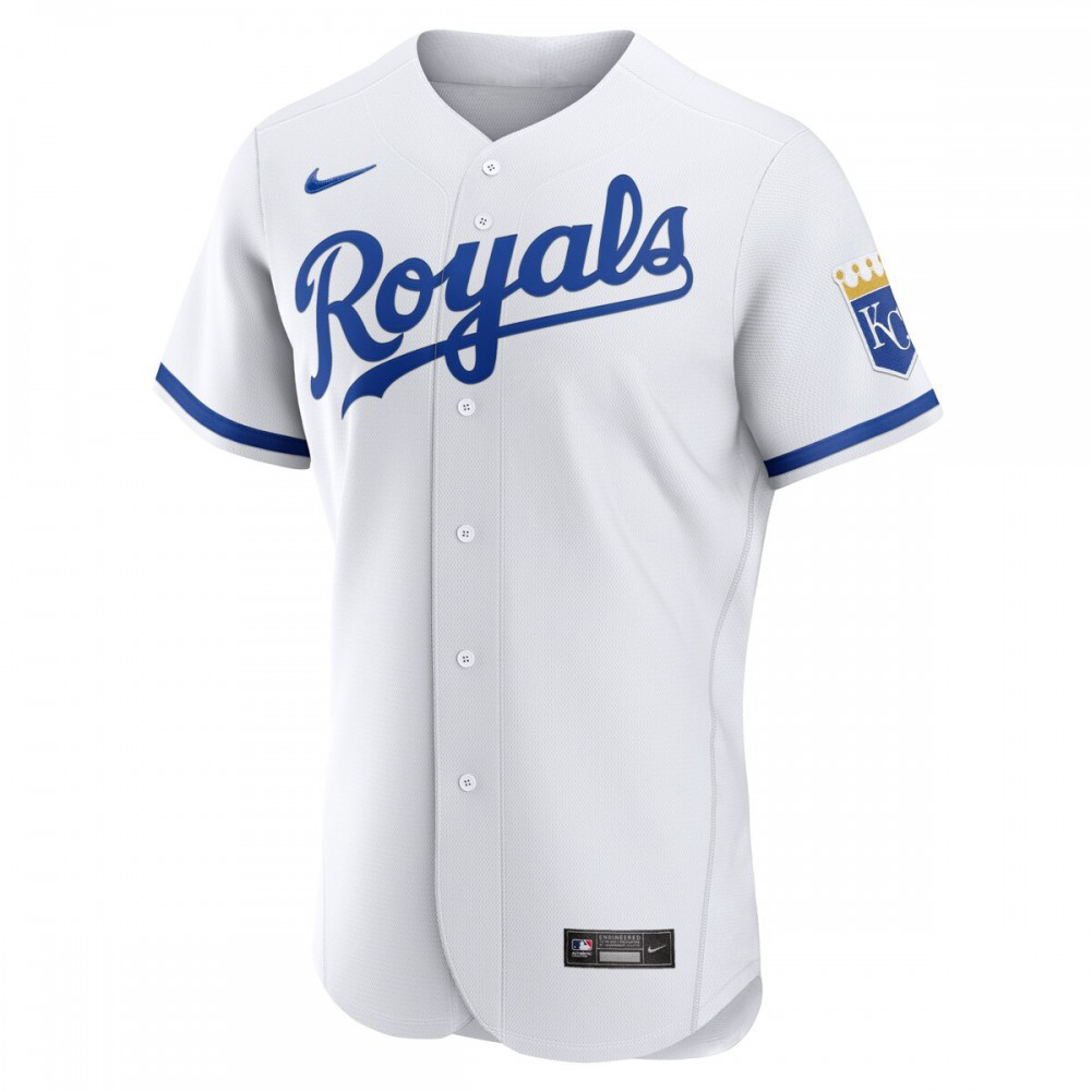 Kansas City Royals 2022 Home Authentic Jersey - White-Pro Kit Vault | Brand New 26/27 Sports Jerseys
