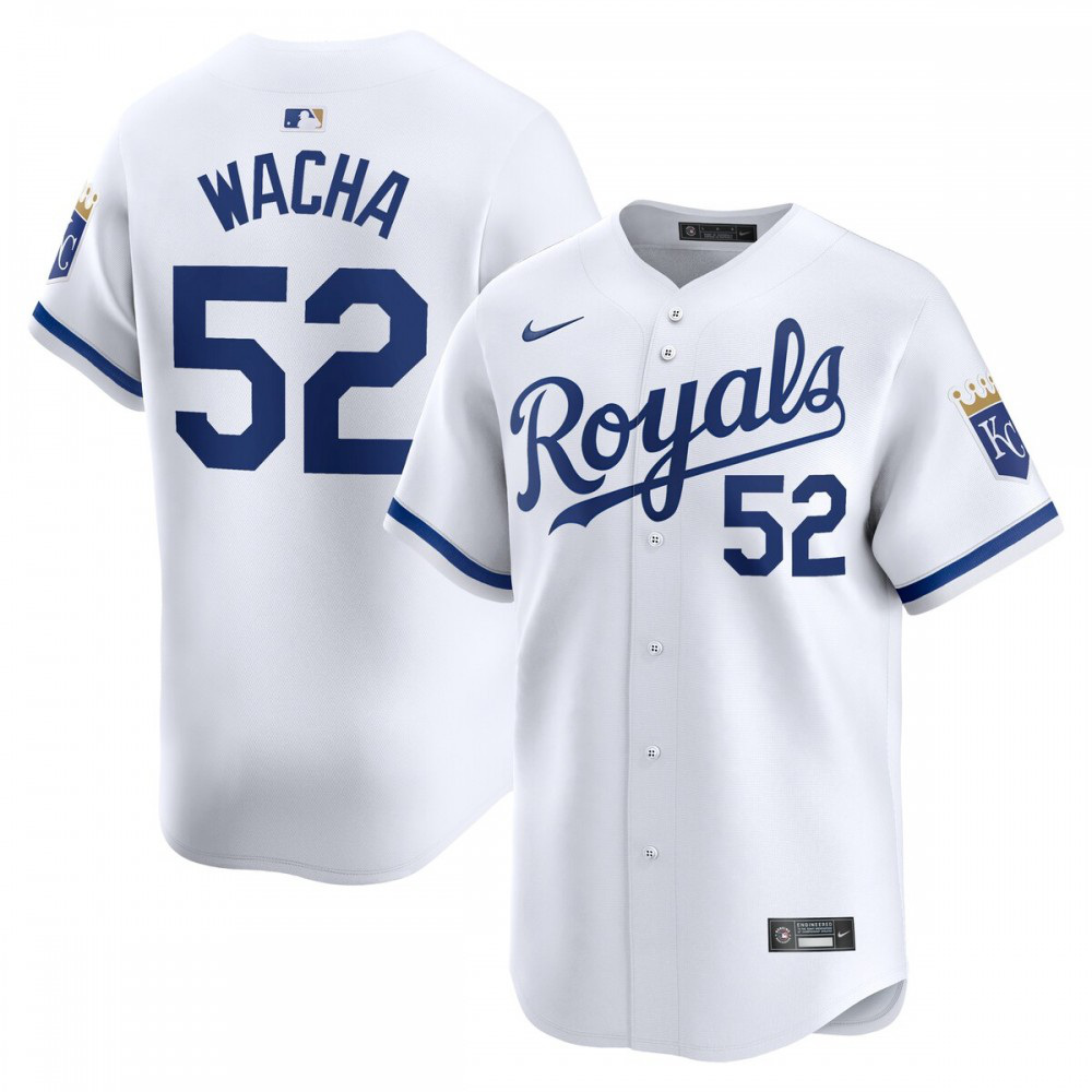 Michael Wacha Kansas City Royals Home Limited Player Jersey - White-Pro Kit Vault | Brand New 26/27 Sports Jerseys