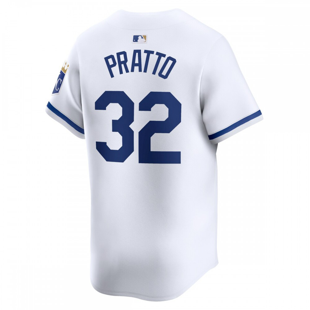 Nick Pratto Kansas City Royals Home Limited Player Jersey - White-Pro Kit Vault | Brand New 26/27 Sports Jerseys