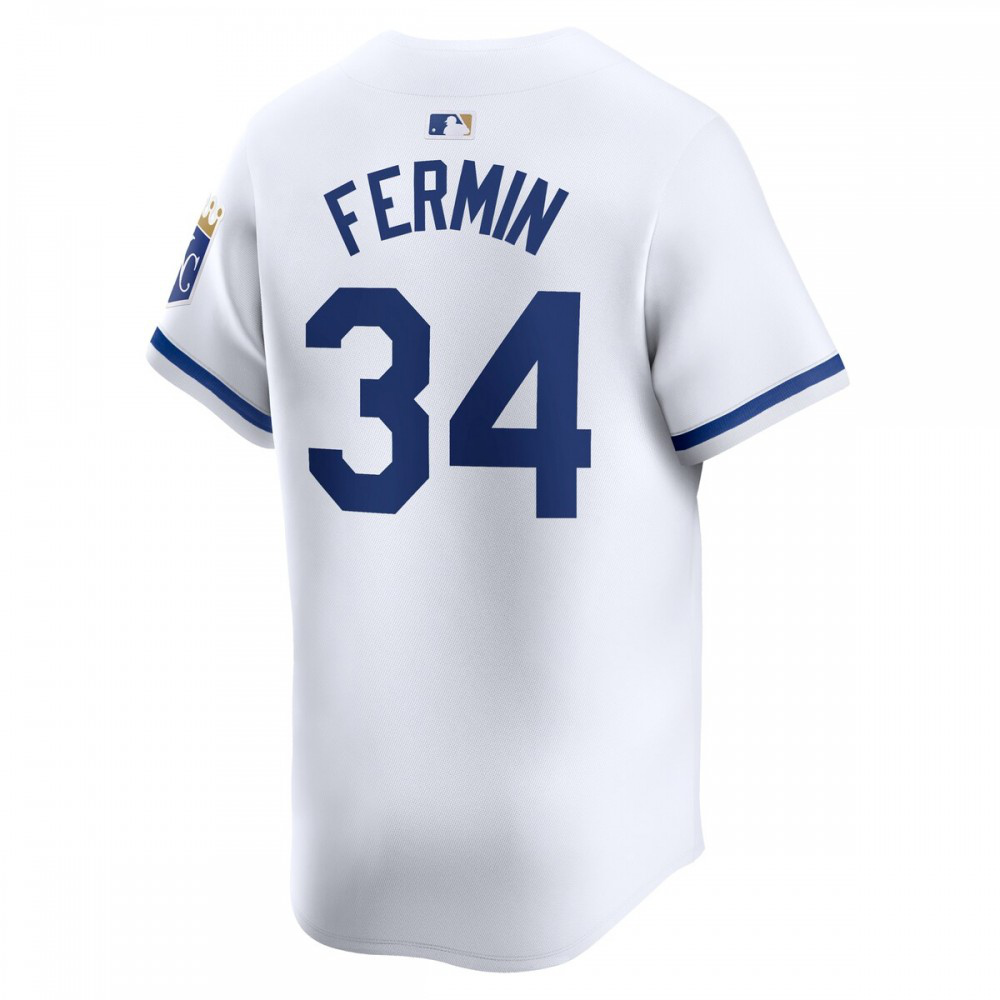 Freddy Fermin Kansas City Royals Home Limited Player Jersey - White-Pro Kit Vault | Brand New 26/27 Sports Jerseys