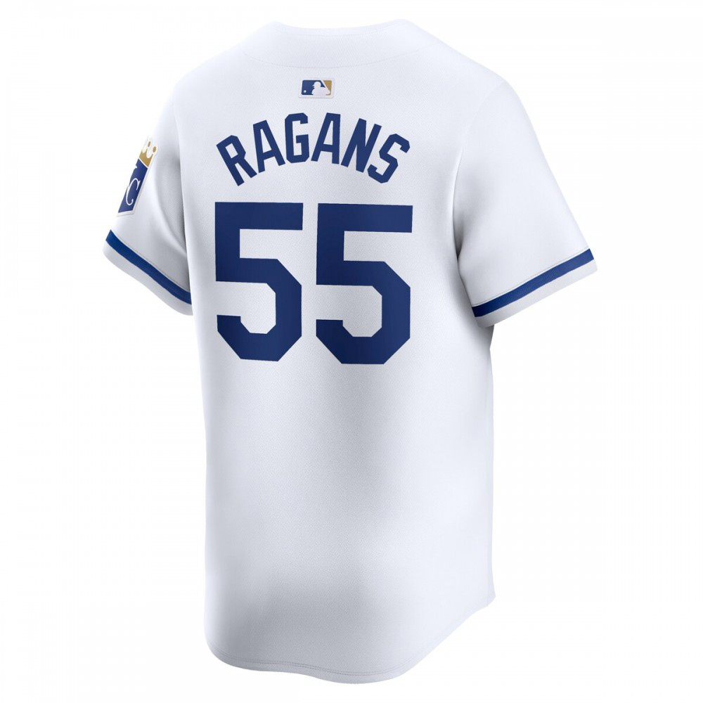 Cole Ragans Kansas City Royals Home Limited Player Jersey - White-Pro Kit Vault | Brand New 26/27 Sports Jerseys