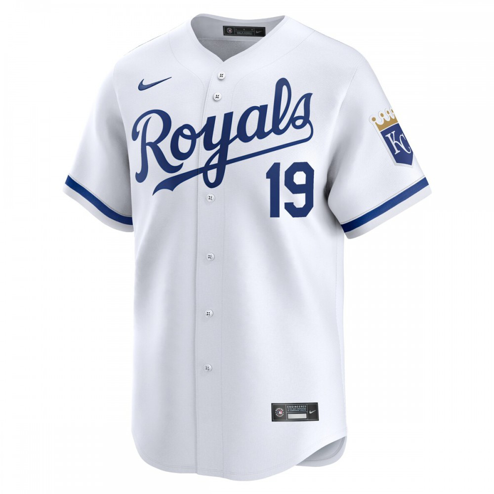 Michael Massey Kansas City Royals Home Limited Player Jersey - White-Pro Kit Vault | Brand New 26/27 Sports Jerseys