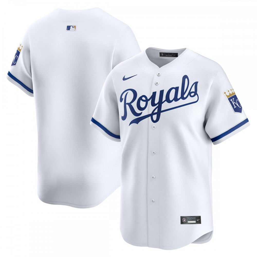 Kansas City Royals Home Limited Jersey - White-Pro Kit Vault | Brand New 26/27 Sports Jerseys
