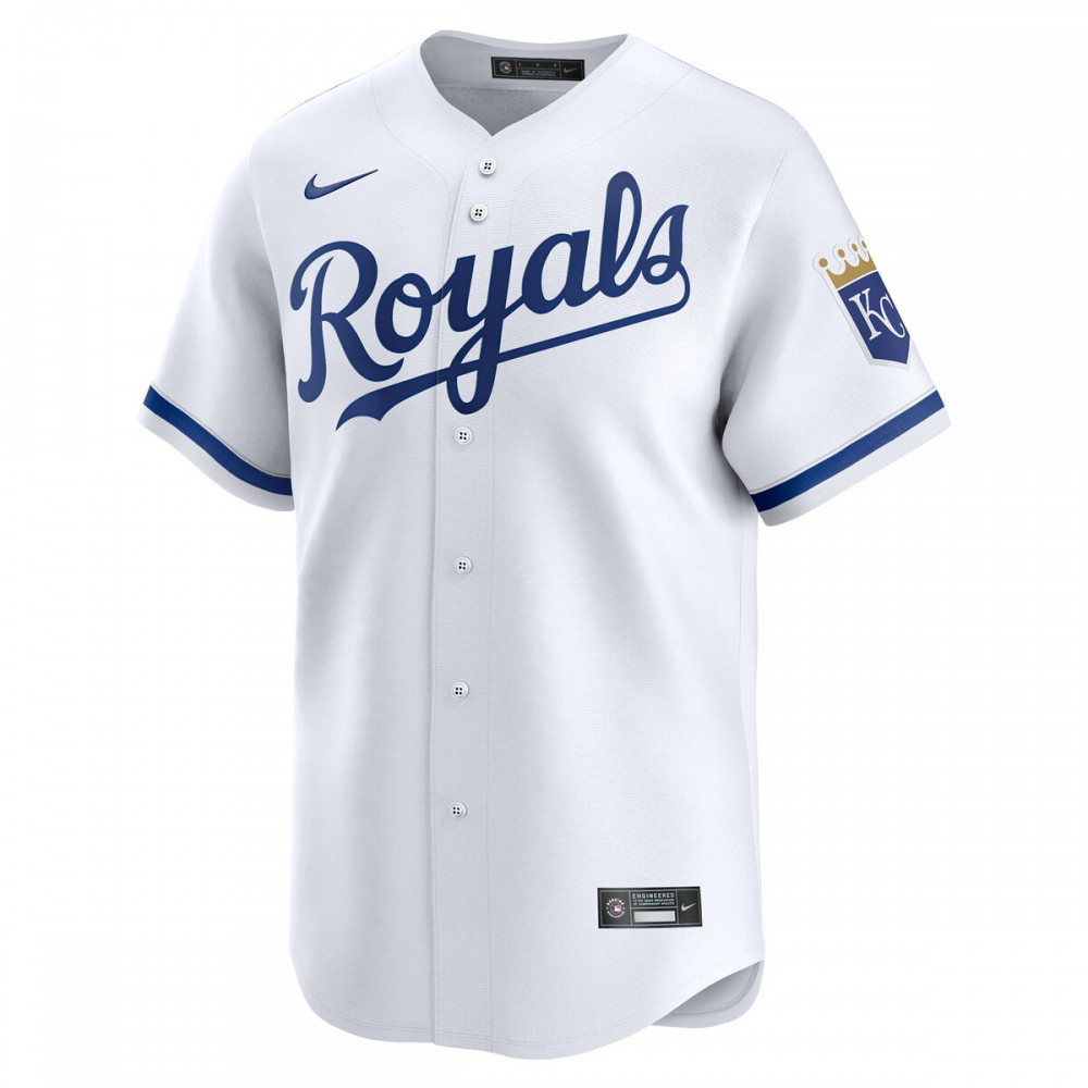 Kansas City Royals Home Limited Jersey - White-Pro Kit Vault | Brand New 26/27 Sports Jerseys