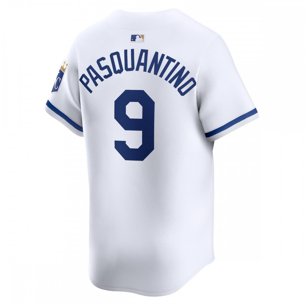 Vinnie Pasquantino Kansas City Royals Home Limited Player Jersey - White-Pro Kit Vault | Brand New 26/27 Sports Jerseys