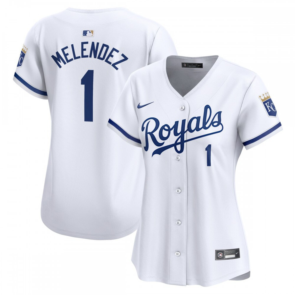 MJ Melendez Kansas City Royals Women's Home Limited Player Jersey - White-Pro Kit Vault | Brand New 26/27 Sports Jerseys