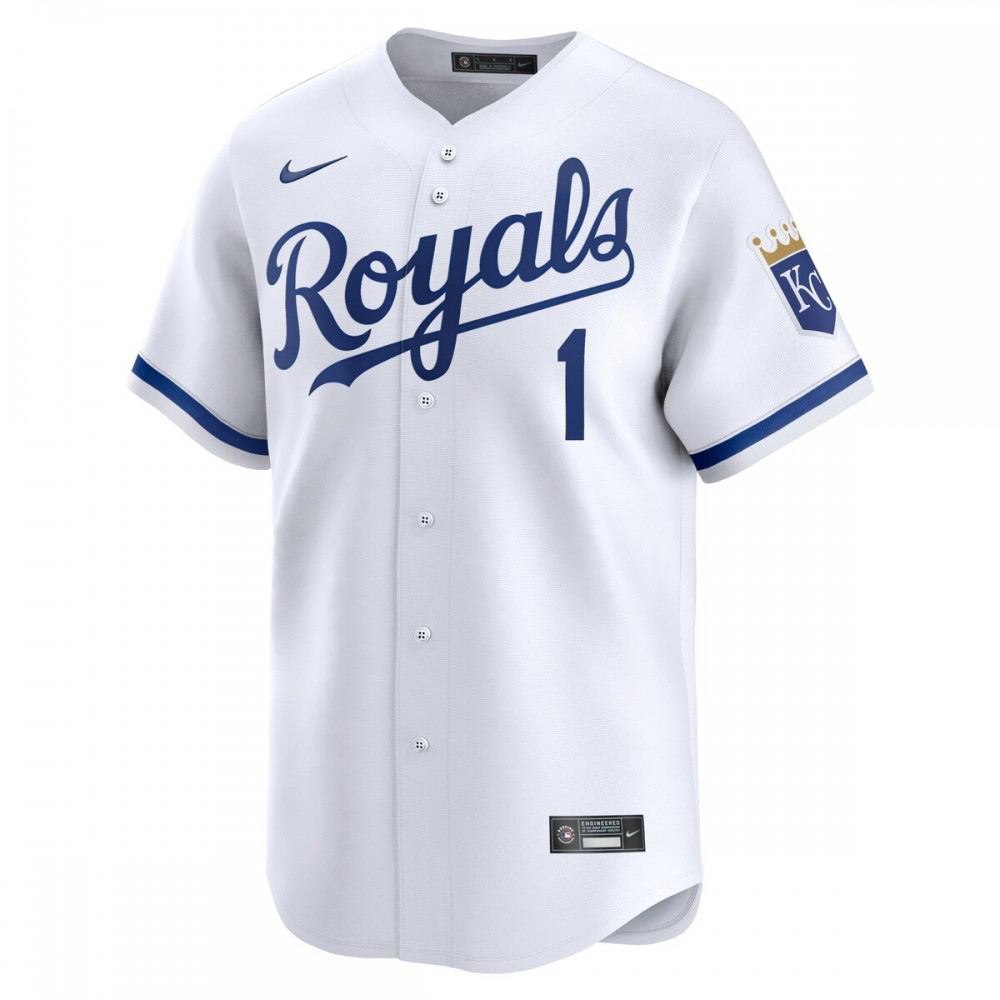 MJ Melendez Kansas City Royals Home Limited Player Jersey - White-Pro Kit Vault | Brand New 26/27 Sports Jerseys