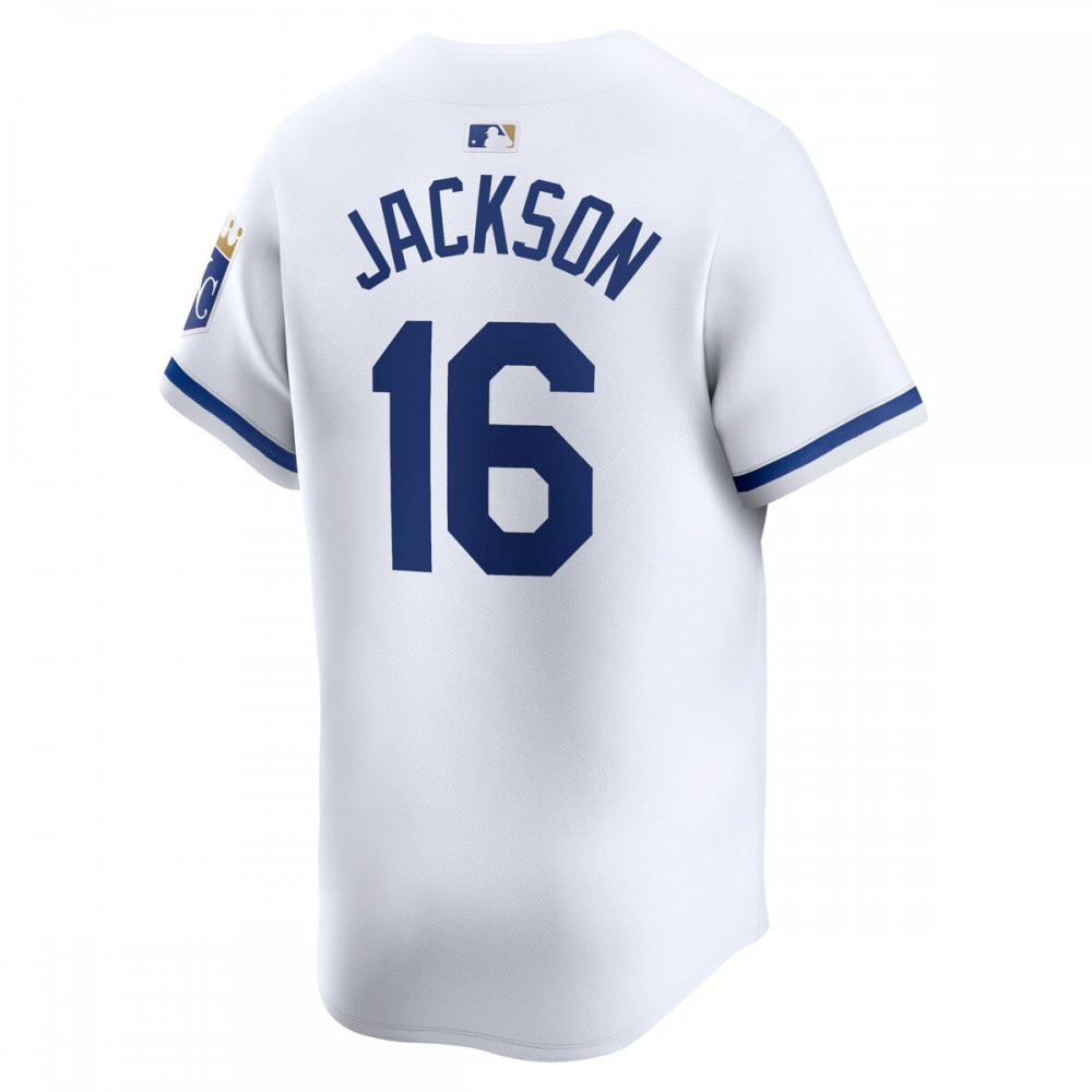 Bo Jackson Kansas City Royals Home Limited Player Jersey - White-Pro Kit Vault | Brand New 26/27 Sports Jerseys