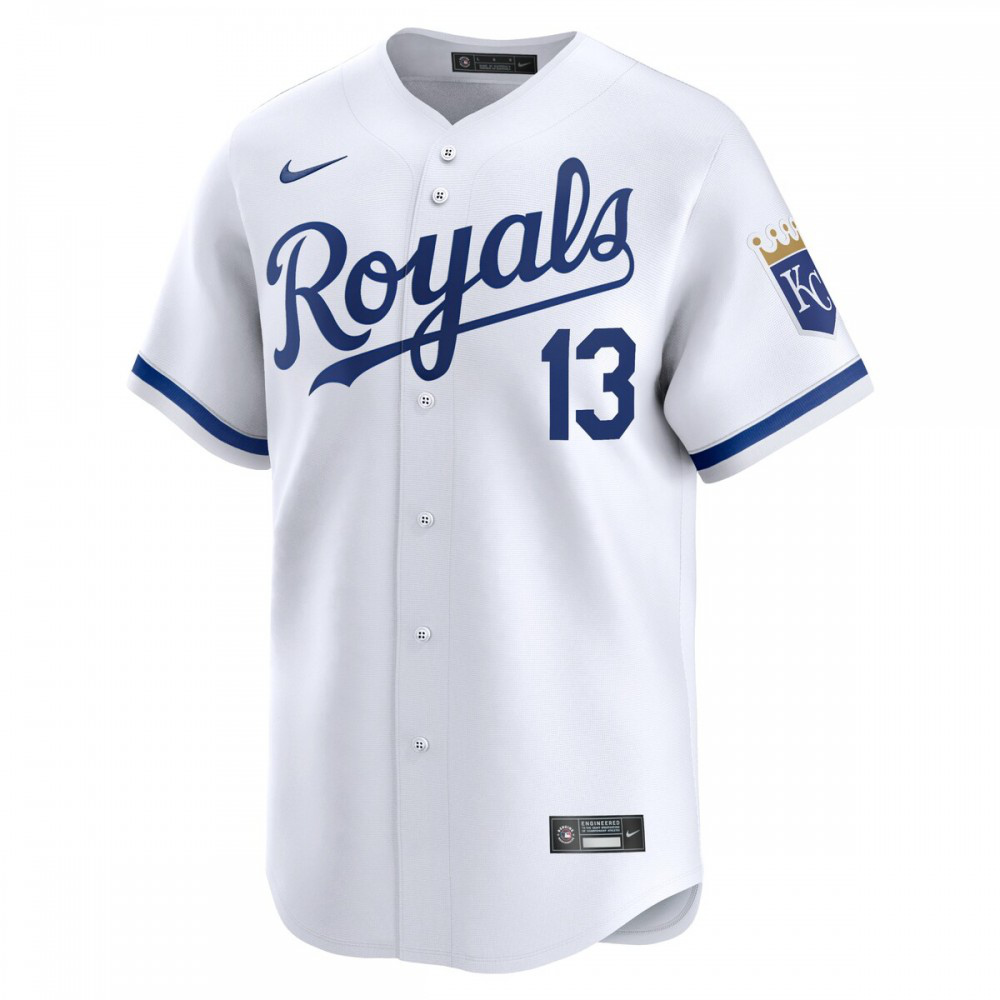 Salvador Perez Kansas City Royals Home Limited Player Jersey - White-Pro Kit Vault | Brand New 26/27 Sports Jerseys