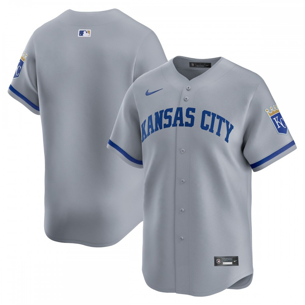Kansas City Royals Away Limited Jersey - Gray-Pro Kit Vault | Brand New 26/27 Sports Jerseys