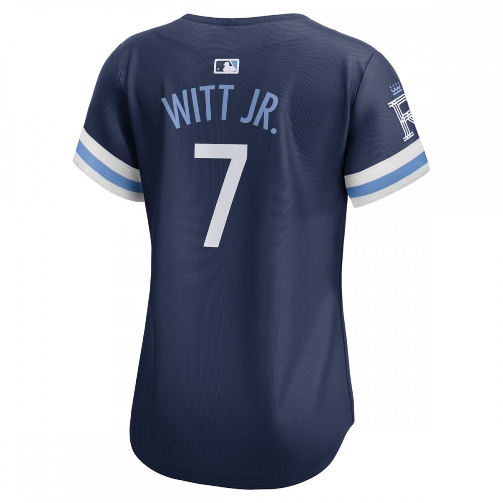 Bobby Witt Jr. Kansas City Royals Women's City Connect Limited Player Jersey - Navy-Pro Kit Vault | Brand New 26/27 Sports Jerseys