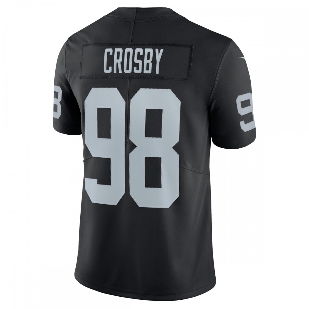 Maxx Crosby Las Vegas Raiders Limited Jersey - Black-Pro Kit Vault | Brand New 26/27 Sports Jerseys